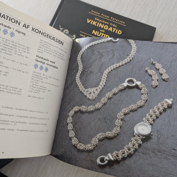 2 Books -How to make Viking Chain Jewelry & Modern Chains Chainmail - Petersen - Picture 6 of 8